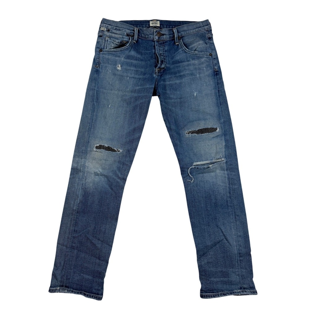 Citizens of Humanity Premium Vintage Emerson Boyfriend Distressed Jeans 30 X 26
